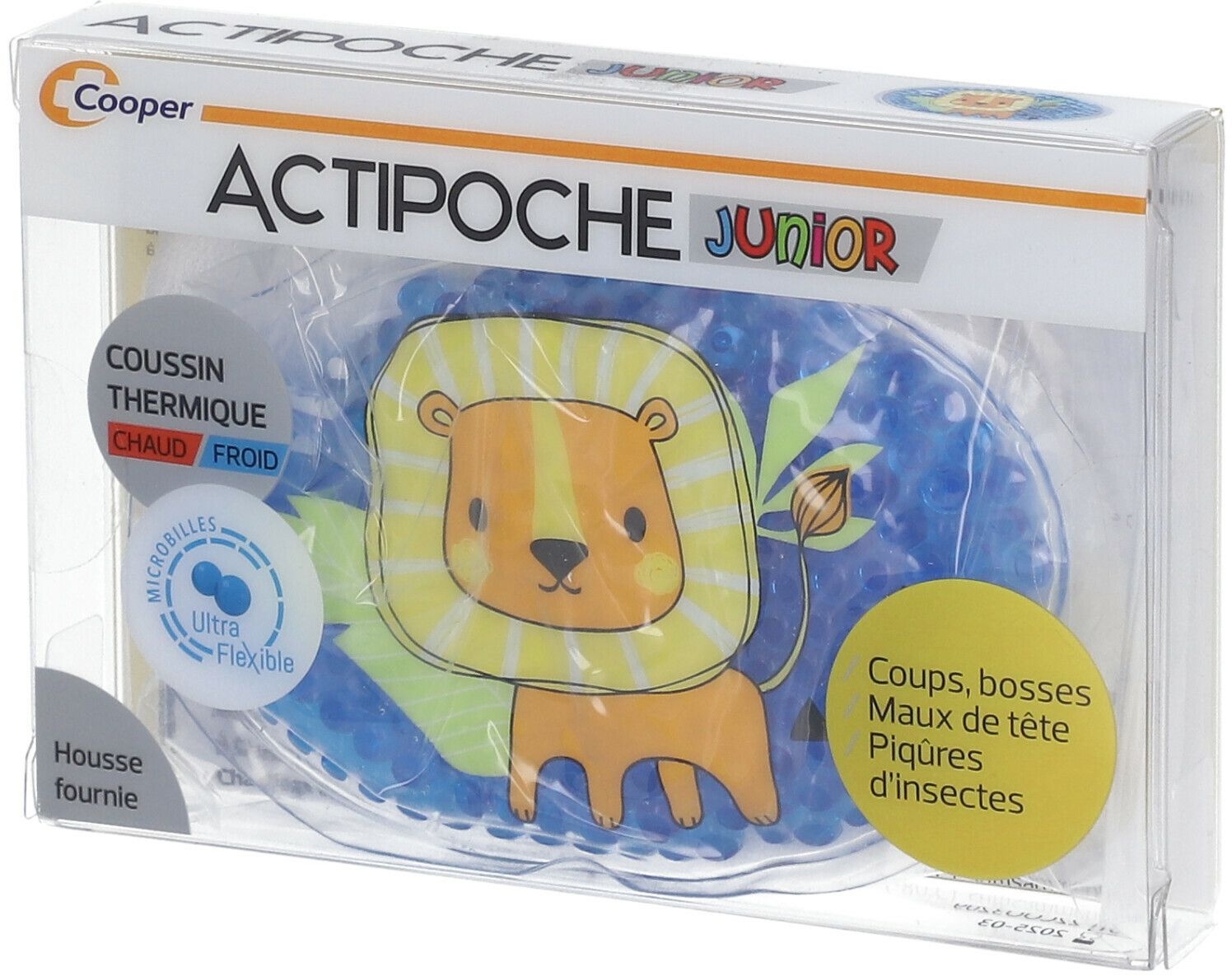 ACTIPOCHE Junior Coussin Thermique Lion Microbilles 1 pc(s) sachet(s)