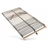 Lattenrost 90x200, 42 Latten, 7 Zonen Lattenrost, Federholzrahmen aus Buche, Kopfteil nicht verstellbar, Germany, Selbstmontage, Traglast 150Kg