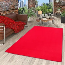 Snapstyle Trend Velours Teppich, Joy Knallrot 200x250cm