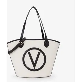 Valentino Covent Shopper Baumwolle Naturale/Nero