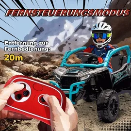 aiyaplay Kinder Elektroauto UTV blau (1-tlg)