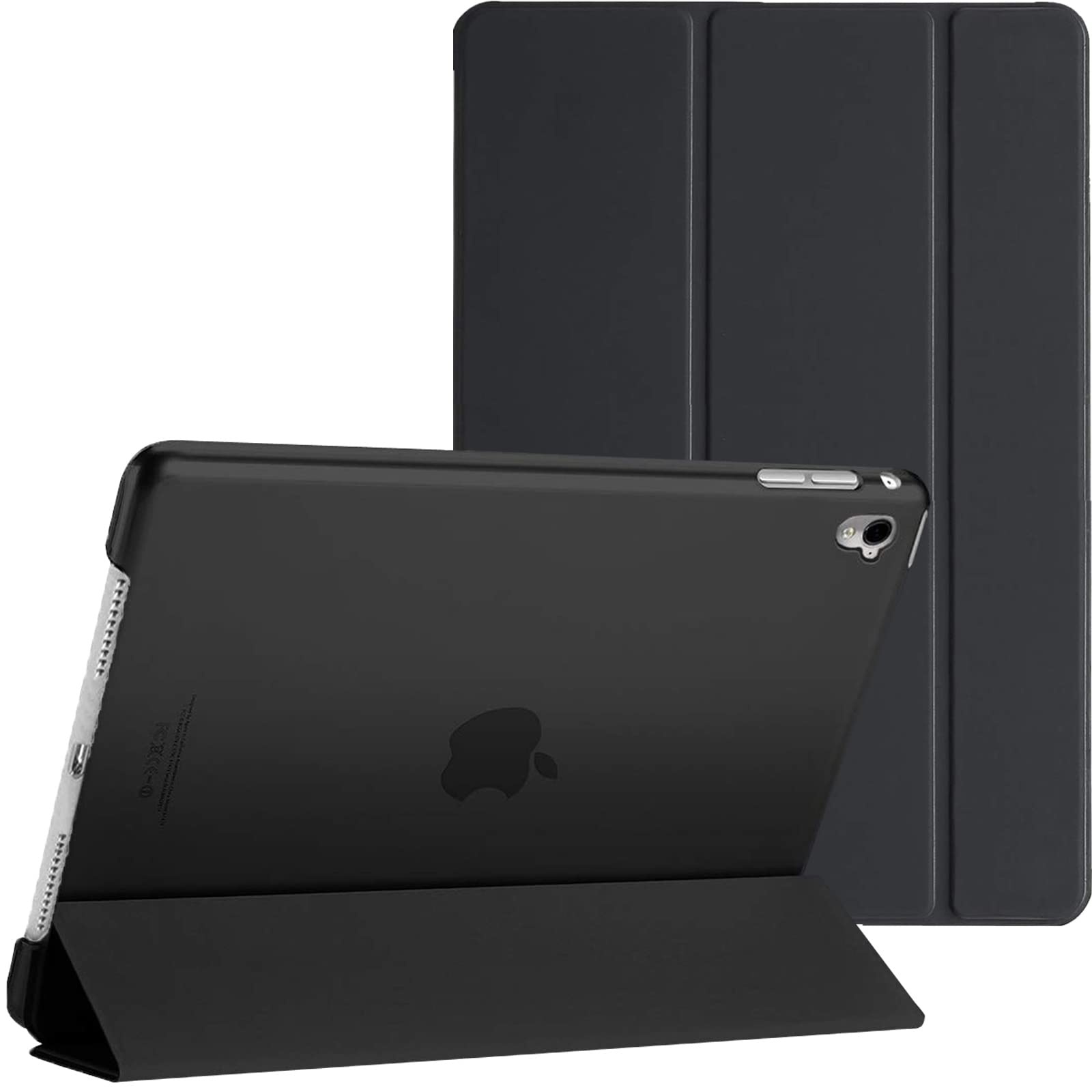 Smart Magnetic Stand Cover For Apple iPad 9./8./7th Generation 10.2'' Case iPad Released in 2019/20/21 with Auto Wake/Sleep (Black)