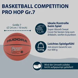 Hudora Basketball Competition Pro Hop Braun 45 cm