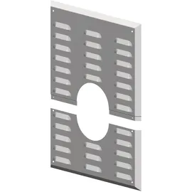 ALTERNATIVE HAUSTECHNIK Wandblende mit Hinterlüftung DN 100 280x350mm