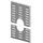 ALTERNATIVE HAUSTECHNIK Wandblende mit Hinterlüftung DN 100 280x350mm