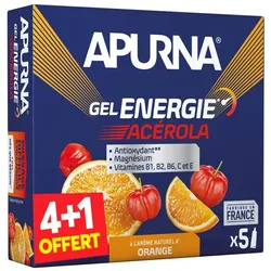 Apurna Etui gels énergie Acérola 4+1 Diététique $scat.CAT_NOM - https://www.i-run.de/sportnahrung/gels/apurna/Etui-gels-energie-Acerola-4-1_fiche_84322.html - TU