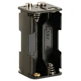 VELLEMAN BH343B Batteriehalter Für 4 X Aa-batterien (mit Druckknopfanschlüssen)