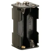 VELLEMAN BH343B Batteriehalter Für 4 X Aa-batterien (mit Druckknopfanschlüssen)