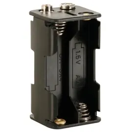 VELLEMAN BH343B Batteriehalter Für 4 X Aa-batterien (mit Druckknopfanschlüssen)
