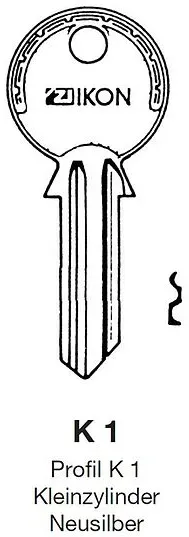 Schlüsselrohling IKON K 1