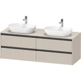 Duravit K24899B91910000 Konsolen-WTU wandhängend Ketho2 550x1 K24899B91910000-DU