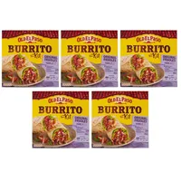 5x Old El Paso Burrito The Kit Original Frijoles,Mexikanische Spezialitäten,510g