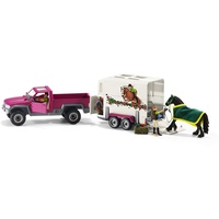 Schleich 42346 Horse Club Pk Up with Horse Box