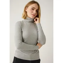 More & More Basic-Rollkragenshirt Grau 46