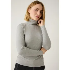 More & More Basic-Rollkragenshirt Grau 46