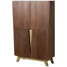 MASSIVMOEBEL24.DE Highboard 100 x 145 x 40 cm Braun