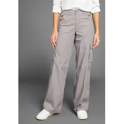 Cargohose, Wide-Leg mit Cargotaschen, Gr. 44 (L) - N-Gr, grau, , 73043427-44 N-Gr