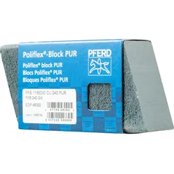 PFERD Tools Poliflex Schleifblock Bindung PUR für Feinschliff und Finish - 41020240