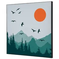 Showdown Displays Showdown Textile Wanddekoration Set 40x40 Sonne und