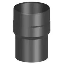 Erweiterung Ofenrohr/ Rauchrohr Ø 130-150mm, lackiert schwarz