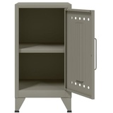 BISLEY Stahlschrank Fern Mini FERMINRH645 lichtgrau 38,0 x 40,0 x 72,5 cm, aufgebaut