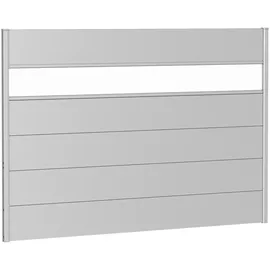 Biohort Wandpaneel für Sichtschutz 200 x 135 cm silber