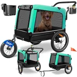 Kesser Hundeanhänger Boxer 3-in-1 Hundebuggy & Jogger grün