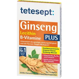 Merz Consumer Care GmbH tetesept Ginseng 330 plus Lecithin + B-Vitamine