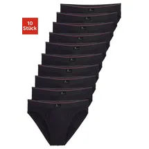 LE JOGGER Slip in schwarz, | Gr. 7 (XL), Jersey, Obermaterial: 100% Baumwolle, unifarben, körpernah, Unterhosen, nur einfarbig, Topseller
