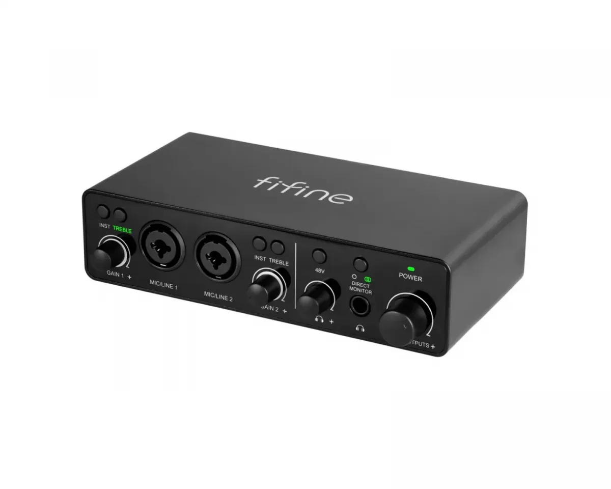 Fifine Ampli3 Soundkarte XLR & TRS - Schwarz
