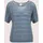 Madeleine Bändchen-Pullover mit Glanz-Effekt Blau 34