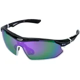 YEAZ Sport-Sonnenbrille schwarz/weiß/lila SUNRAY