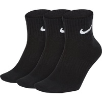Nike Unisex Everyday Lightweight Ankle Socks (3Paar) schwarz