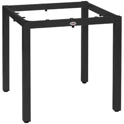 Garden Emotions Outdoor Tischgestell für quadratische Tischplatten 80x80 cm Lexus schwarz