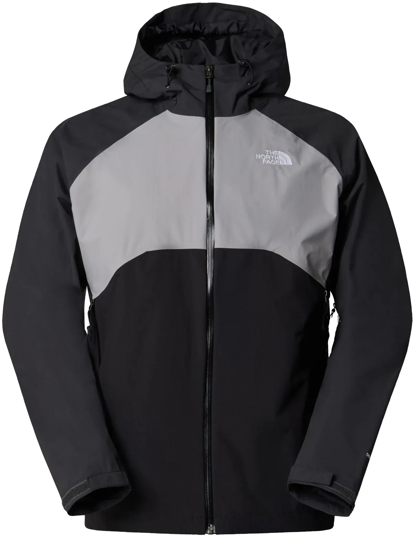 The North Face Herren Stratos Regenjacke - L - Black/Meld Grey/ASP