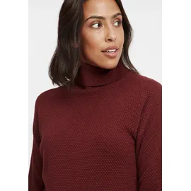Oxmo Rollkragenpullover Rot S