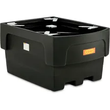 Cemo GmbH Auffangwanne Polyethylen 117 x 162 cm blau unterfahrbar 1100 Liter