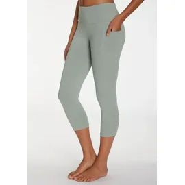 LASCANA ACTIVE 3/4-Leggings mit Handytasche, Loungewear grün 36/38