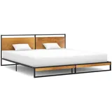 vidaXL Bett Metall 200x200 cm