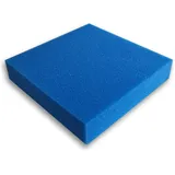 Wiltec Brunnen - Gartenteich, Filtermatte Schaumstoff 50 x 50 x 10 cm mittlere Porung 20 ppi für Teichfilter Aquarienfilter Filter