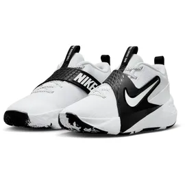 Nike Team Hustle D Basketballschuhe Kinder 101 - white/white-black 39