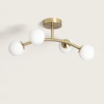 LEDKIA LIGHTING Moonlight Brass Ovo 4 Strahler rund gold