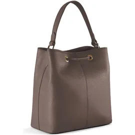 lazarotti Bologna Leather Beuteltasche Leder Grau