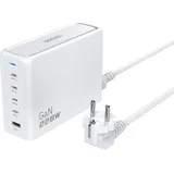 DUDAO A228EU 228Watt GaN 4xUSB-C+ 1xUSB-A Universal White AC 20 V, 1,5 m, Weiß
