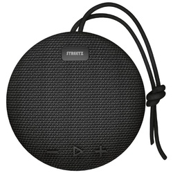 STREETZ Kompakter 5W Bluetooth Speaker mit TWS und IPX7 Lithium Akku Bluetooth-Lautsprecher (Bluetooth, 5 W, Subwoofer, Hochtöner, wasserdicht, inkl. 5 Jahre Herstellergarantie) schwarz