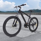 TIXBYGO Fahrrad Mountainbike 26 Zoll Bicycle, 21 Gang-Schaltung Vollfederung Fahrräder, BMX Fahrrad Damen Fahrrad Herren Bike geeignet ab 160 cm für Erwachsene, Tragfähigkeit 150kg