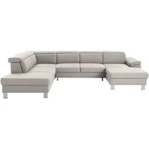Z2 Wohnlandschaft Stoff 5-Sitzer Grau