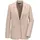 GOLDNER Damenblazer mit Reverskragen und Paspeltaschen in kiesel | Gr.: 50