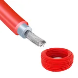 KBE kabel DB+ Solarkabel Solarleitung 25m 6mm2 H1Z2Z2-K, PV Kabel, TÜV zertifiziert, Photovoltaik, Solar Anschlusskabel für Solarpanel, Wechselrichter & Laderegler (Rot, 6mm2 25m)