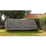 Garden Pleasure Wohnwagen-Abdeckplane 250 x 550 x 220 cm Grau